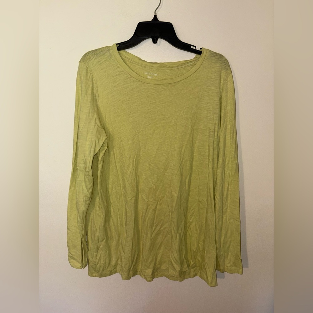 Eileen Fisher Long Sleeve Shirt Size Women’s Large NWT